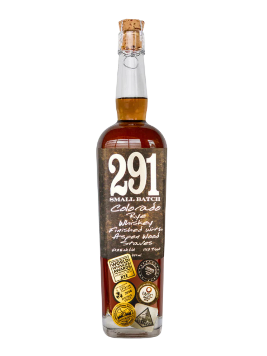 291 COLORADO WHISKEY RYE SMALL BATCH FINISHED WITH ASPEN WOOD STAVES 750ML