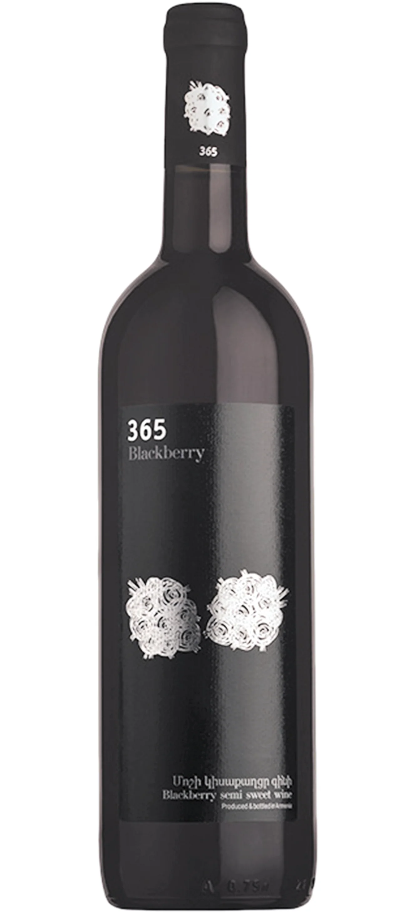 365 WINE BLACKBERRY SEMI SWEET ARMENIAN 750ML