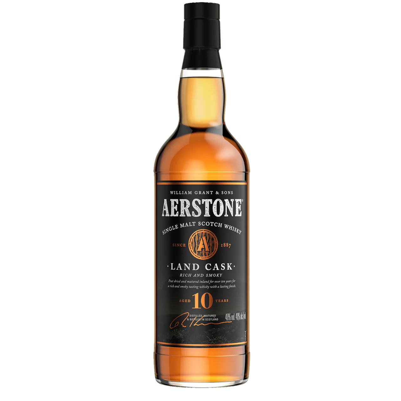 AERSTONE LAND CASK SCOTCH SINGLE MALT RICH AND SMOKY 10YR 750ML