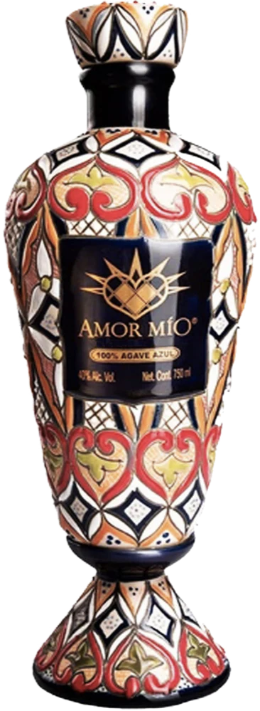 AMOR MIO TEQUILA ANEJO GRAN RESEREVA CERMAIC BOTTLE 750ML