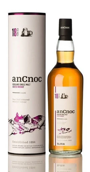 ANCNOC SCOTCH SINGLE MALT NON CHILL FILTERED HIGHLAND 92PF 18YR 750ML