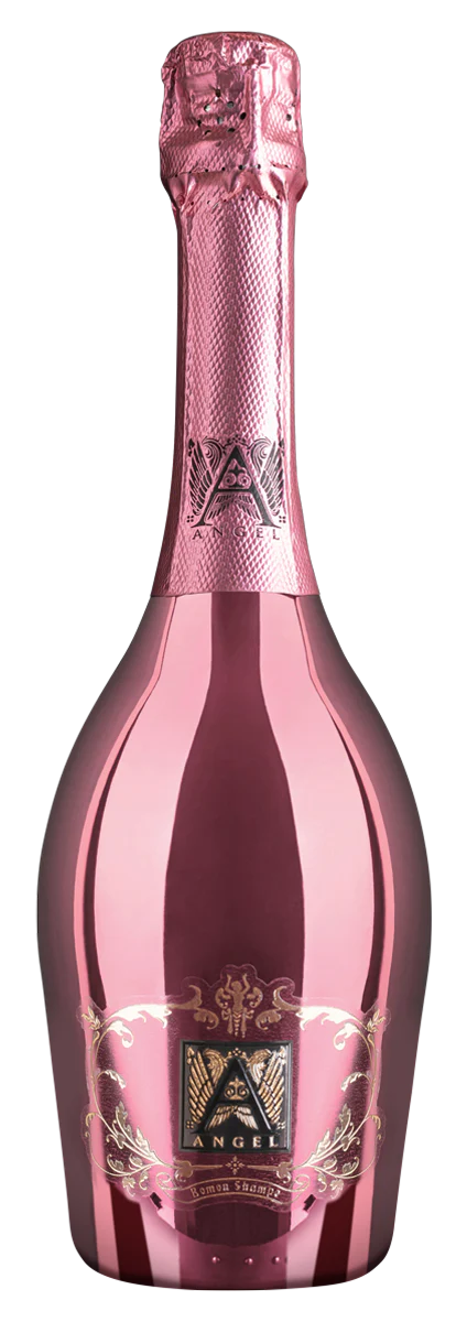 BOMON SHAMPE ANGEL ROSE SPARKLING WINE ROSE SEMI SWEET UKRAINE 750ML