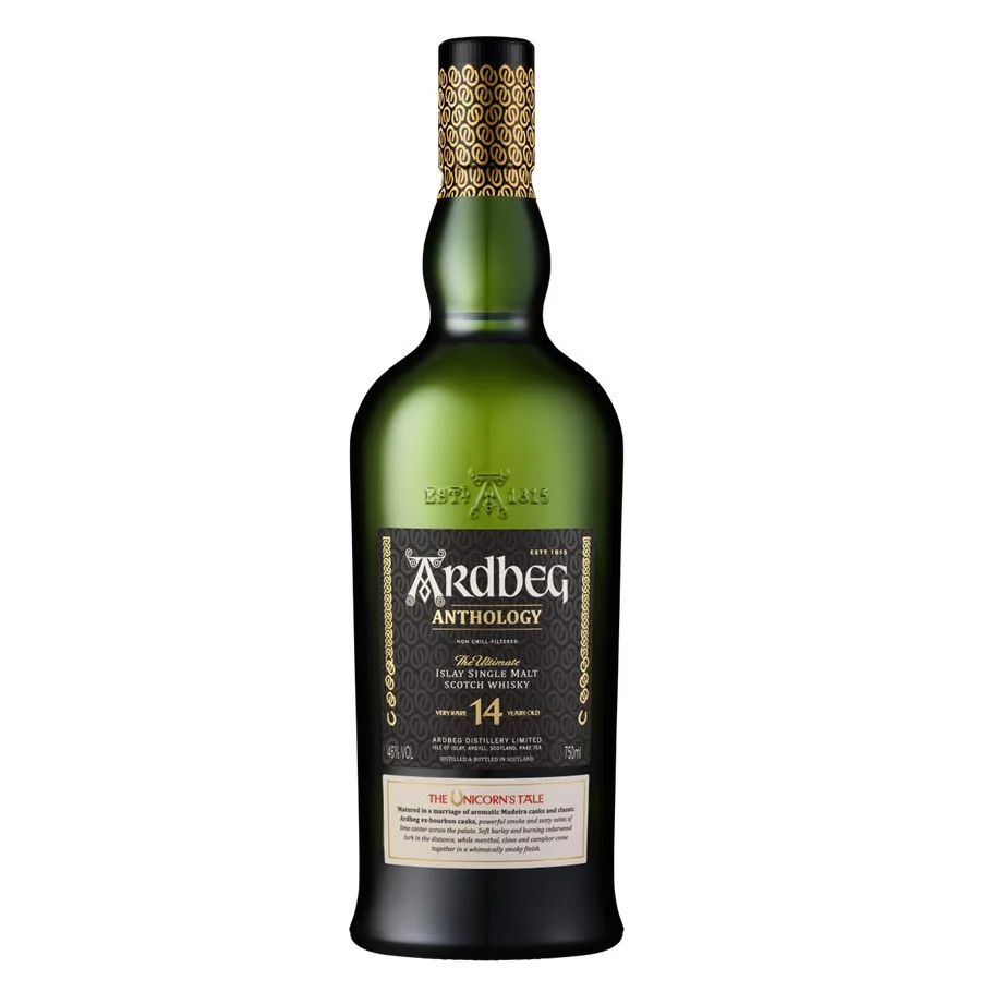ARDBEG ANTHOLOGY SCOTCH SINGLE MALT THE UNICORNS TALE VERY RARE ISLAY 14YR 750ML