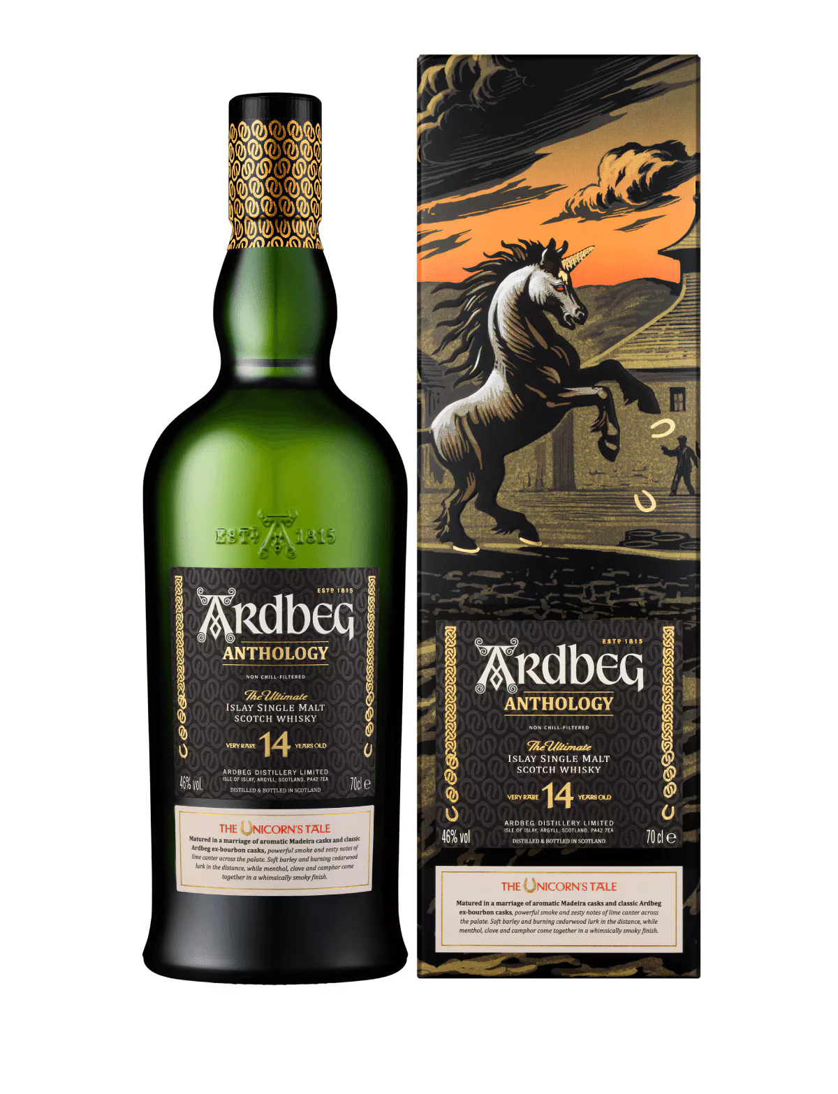 ARDBEG ANTHOLOGY SCOTCH SINGLE MALT THE UNICORNS TALE VERY RARE ISLAY 14YR 750ML - Image 2