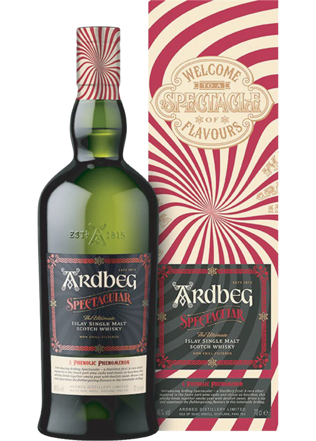 ARDBEG SPECTACULAR SCOTCH SINGLE MALT LIMITED A PHENOLIC PHENOMENON EDITION 750ML
