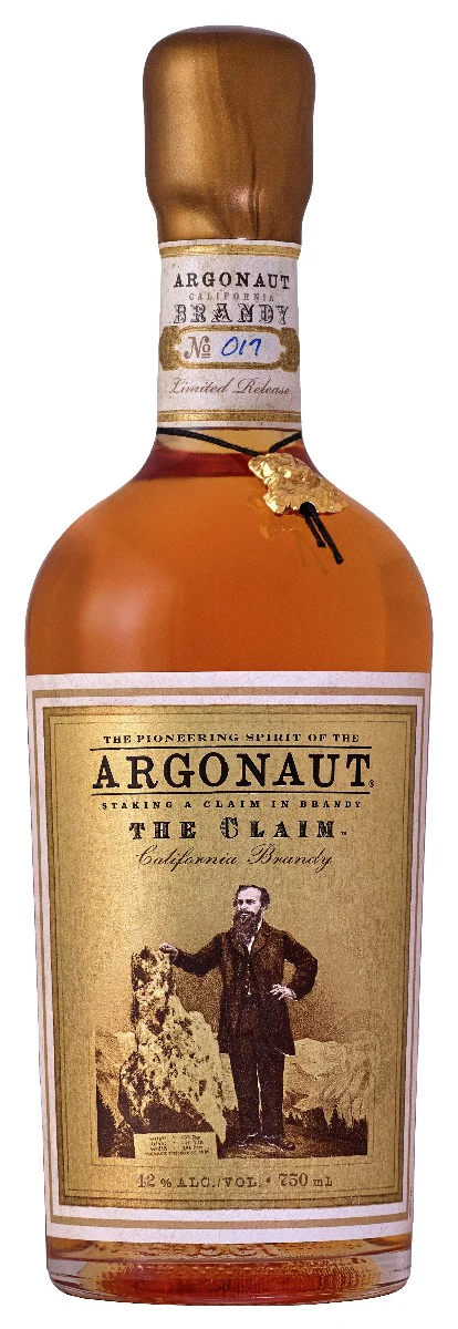 ARGONAUT THE CLAIM BRANDY SECOND EDITION RAREST STOCKS CALIFORNIA 750ML