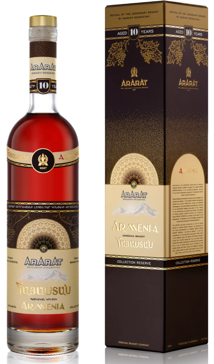 ARMENIA BRANDY COLLECTION RESERVE 90PF 10YR 750ML