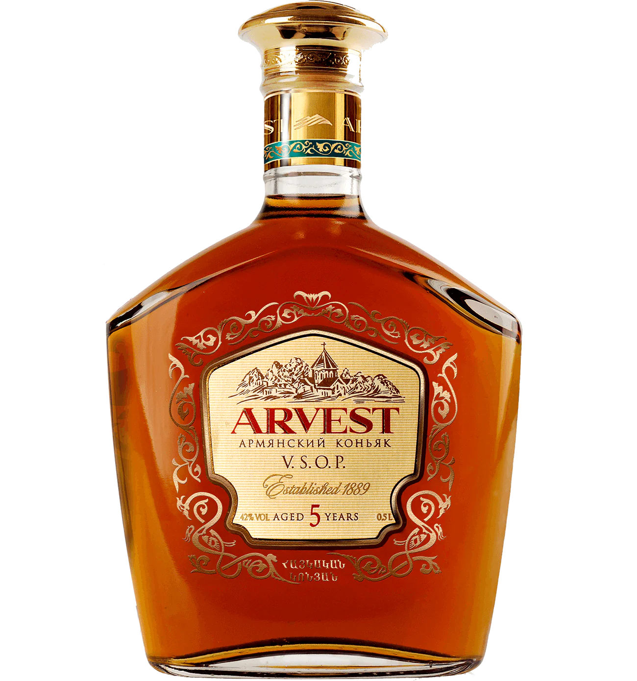 ARVEST BRANDY VSOP ARMENIA 5YR 750ML