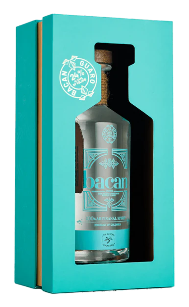 BACAN GUARO AGUARDIENTE SIN AZUCAR COLOMBIA 750ML