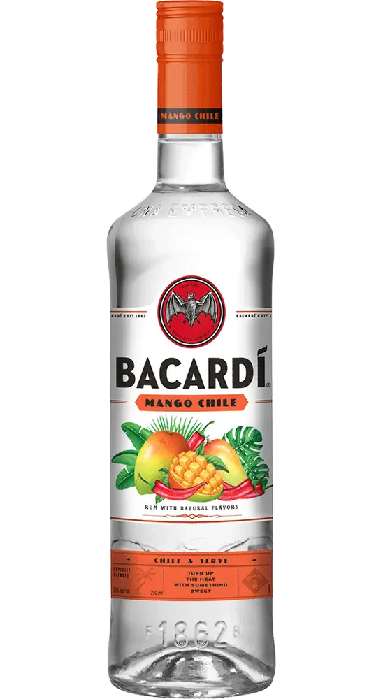 BACARDI RUM MANGO CHILE 750ML