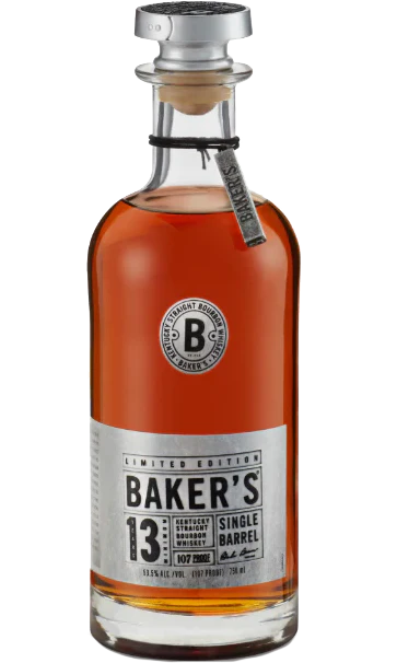 BAKERS BOURBON STRAIGHT SINGLE BARREL LIMITED EDITION KENTUCKY 13YR 750ML