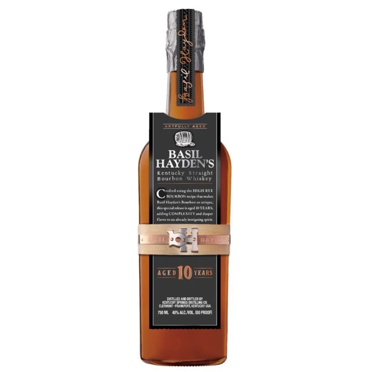 BASIL HAYDENS WHISKEY RYE KENTUCKY 10YR 750ML