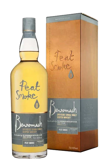BENROMACH SCOTCH SINGLE MALT PEAT SMOKE DISTILLED IN 2009 SPEYSIDE 750ML