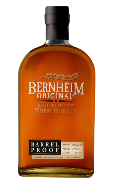 BERNHEIM WHISKEY STRAIGHT WHEAT BARREL PROOF KENTUCKY 750ML