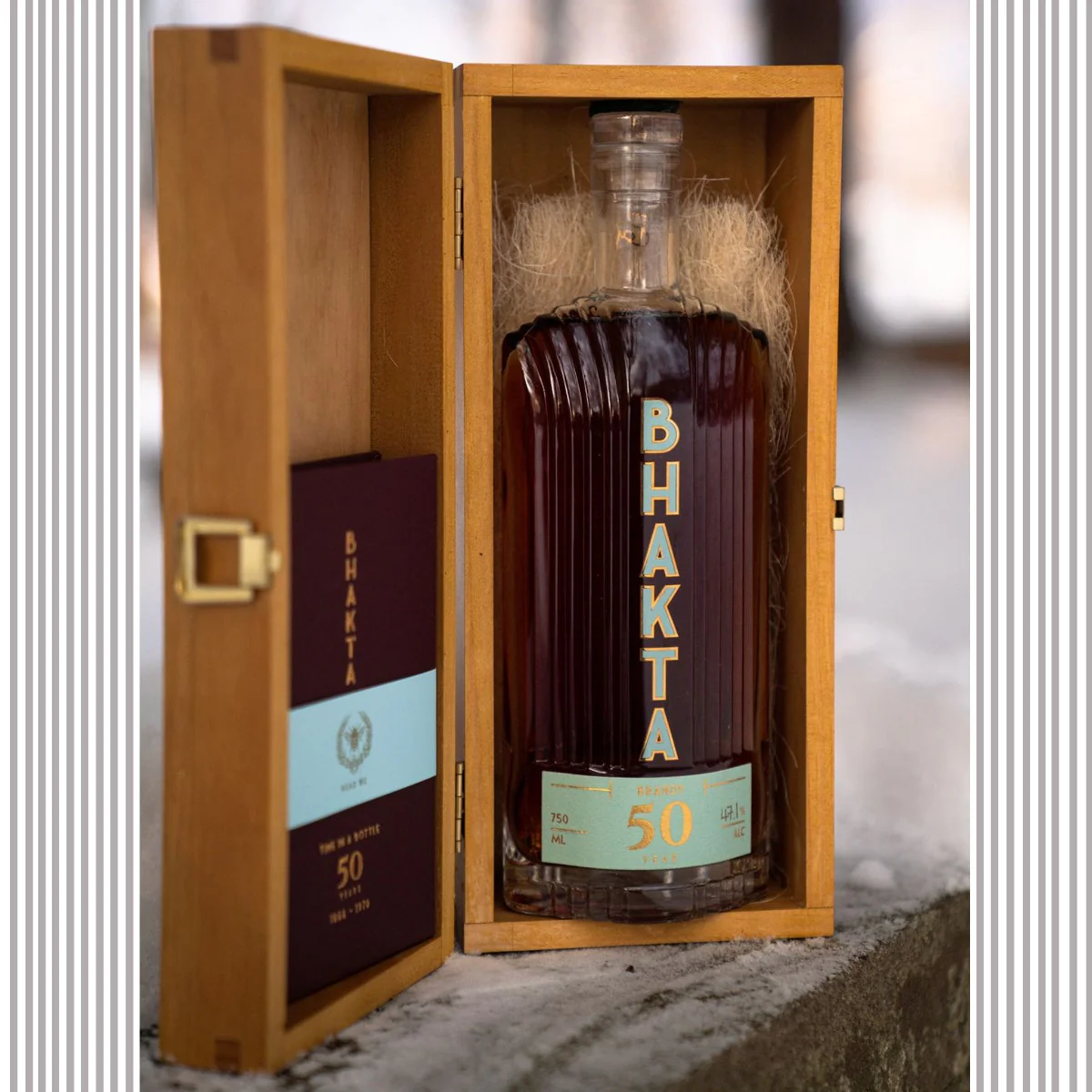BHAKTA ARMAGNAC FINISHED IN ISLAY WHISKY CASKS FRANCE 50YR 750ML - Image 2
