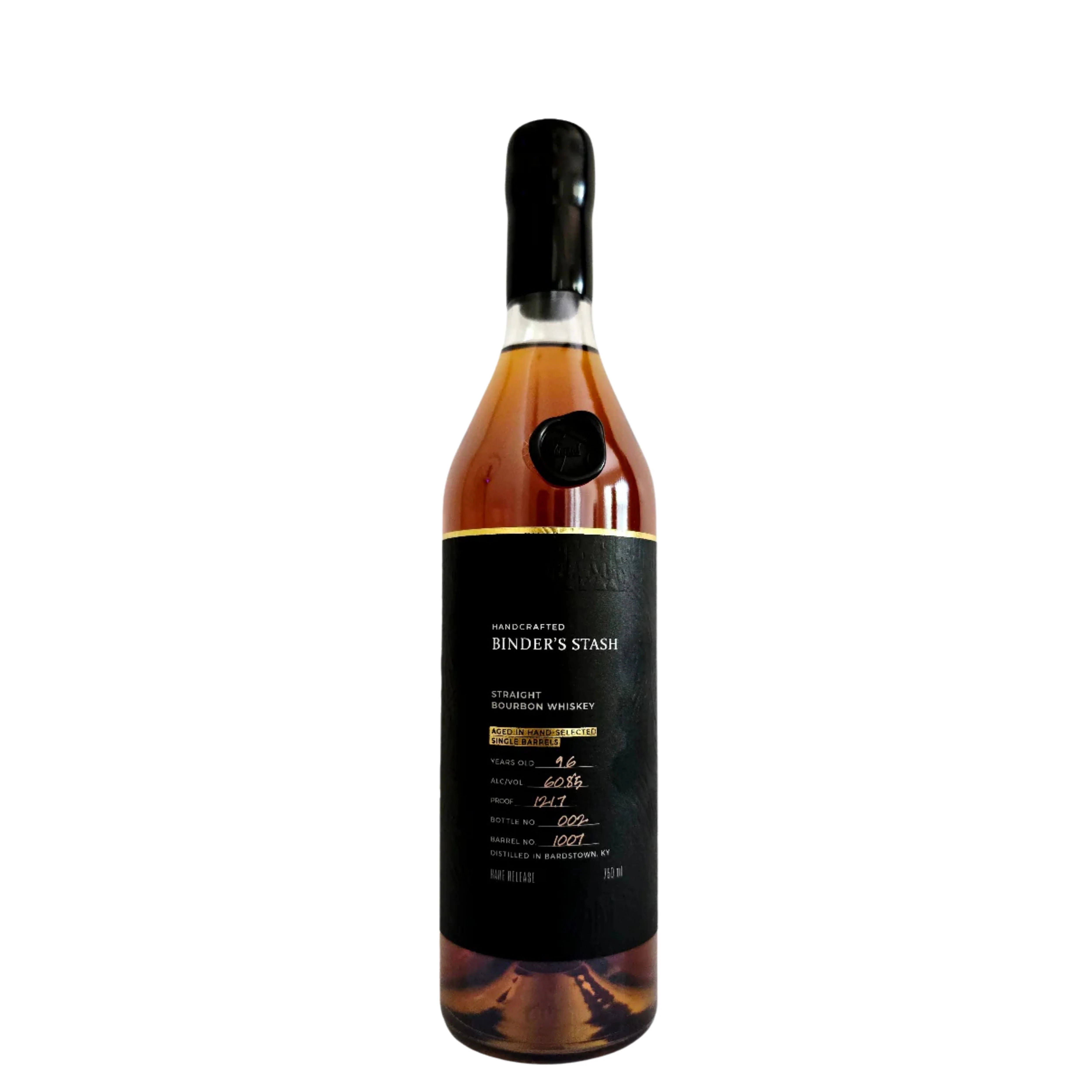 BINDERS STASH BOURBON SINGLE BARREL SELECT KENTUCKY 109.2PF 9YR 750ML