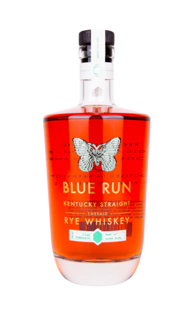 BLUE RUN WHISKEY STRAIGHT EMERALD RYE KENTUCKY 750ML
