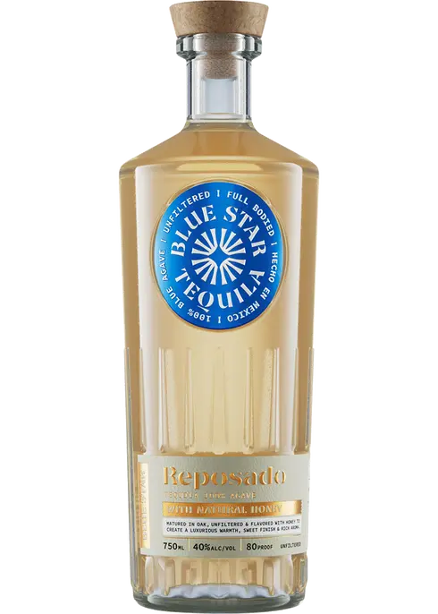 BLUE STAR TEQUILA REPOSADO HONEY 750ML