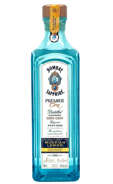 BOMBAY SAPPHIRE GIN DRY PREMIER CRU MURCIAN LEMON LONDON 700ML