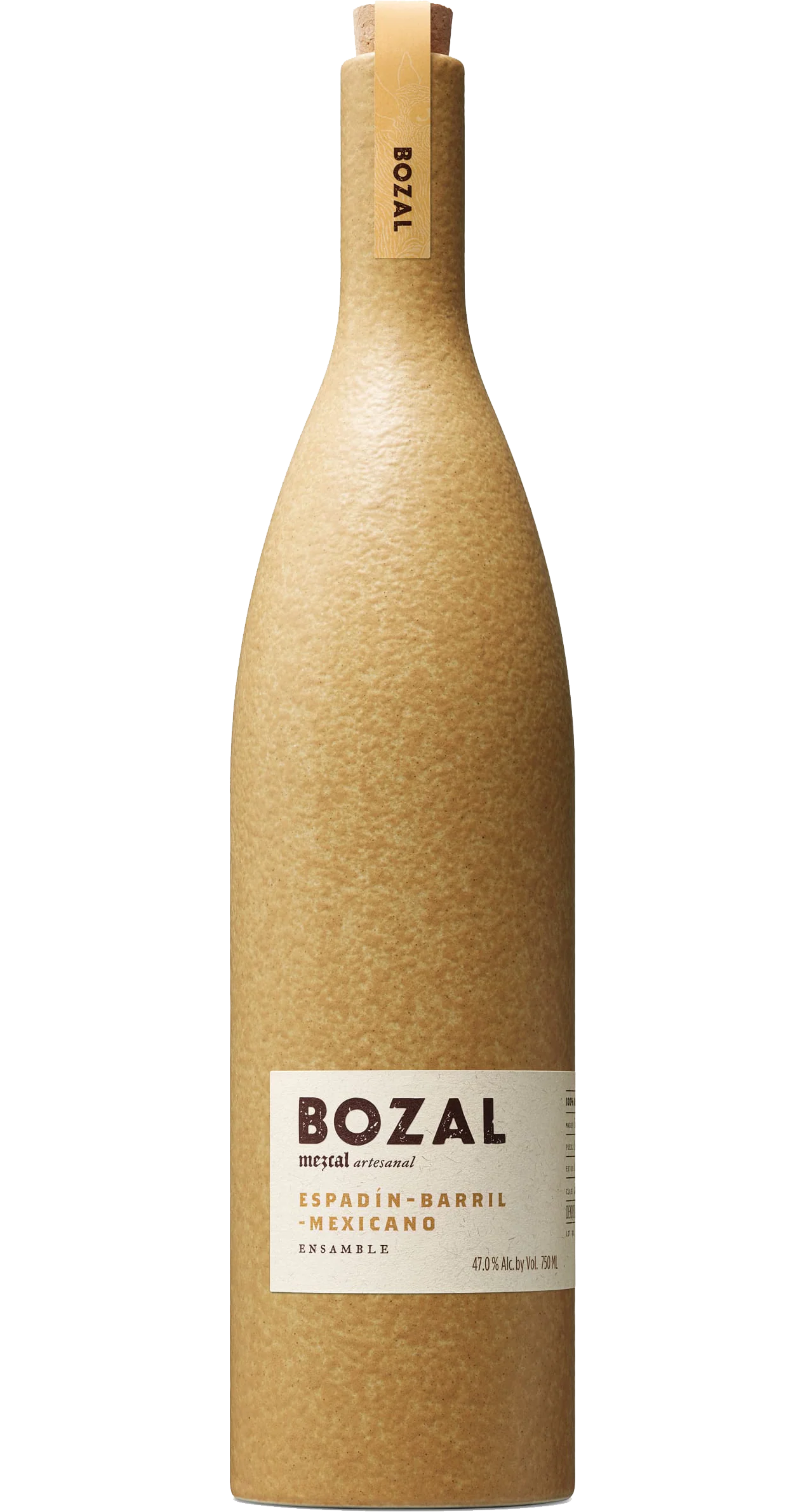 BOZAL MEZCAL ESPADIN BARRIL SINGLE MEXICANO 94PF 750ML