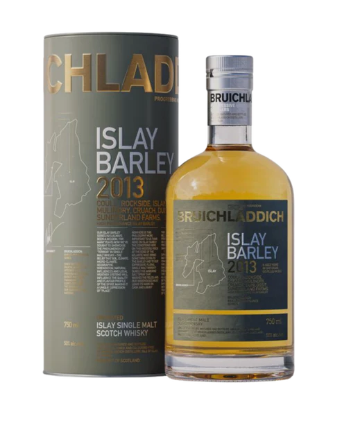 BRUICHLADDICH SCOTCH SINGLE MALT BERE BARLEY 2013 ISLAY 100PF 750ML