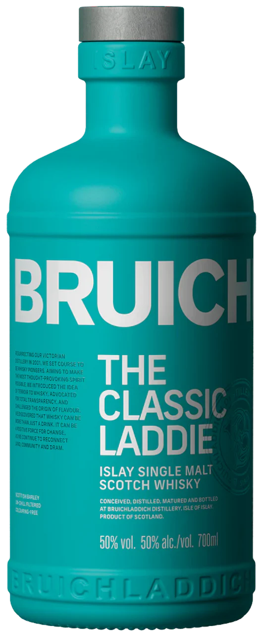 BRUICHLADDICH SCOTCH SINGLE MALT THE CLASSIC LADDIE 100PF 750ML