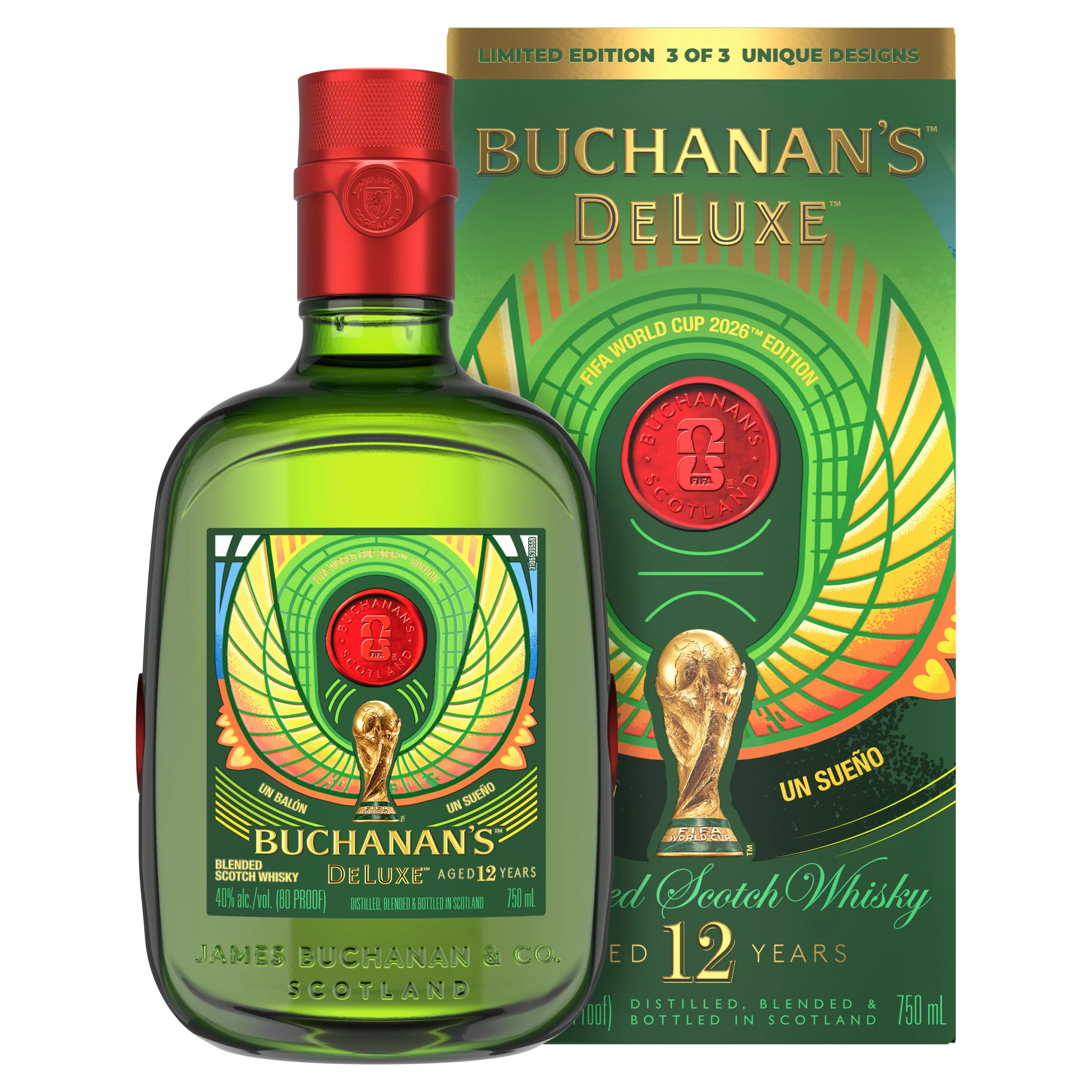 BUCHANANS SCOTCH FIFA EDITION BLENDED 12YR 750ML - Image 3