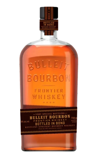 BULLEIT BOURBON WHISKEY STRAIGHT BOTTLED IN BOND KENTUCKY 750ML