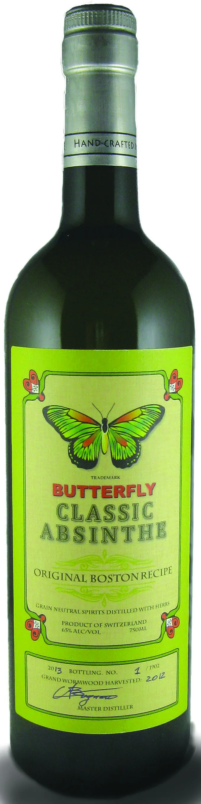 BUTTERFLY CLASSIC ABSINTHE SWITZERLAND 750ML