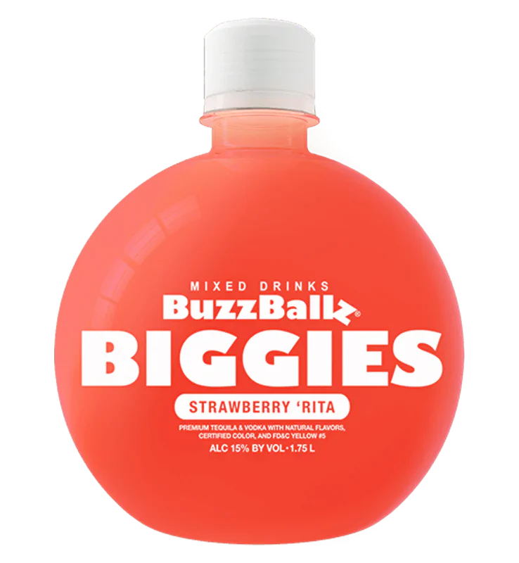 BUZZBALLZ BIGGIES COCKTAIL STRAWBERRY RITA 1.75LI