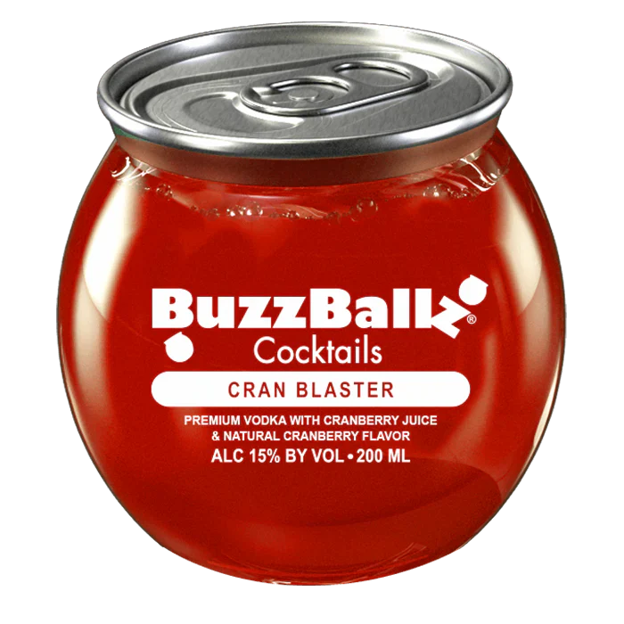BUZZBALLZ COCKTAILS MIXED DRINKS CRAN BLASTER 200ML