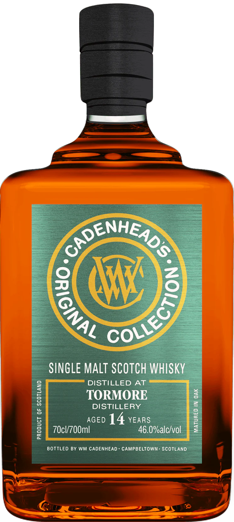CADENHEAD SCOTCH SINGLE MALT TORMORE DISTILLERY 14YR 700ML