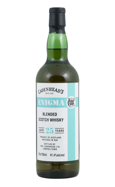 CADENHEADS SCOTCH SINGLE MALT LIMITED ENIGMA 2023 EDITION MATURED IN OAK CAMPBELTOWN 25YR 700ML