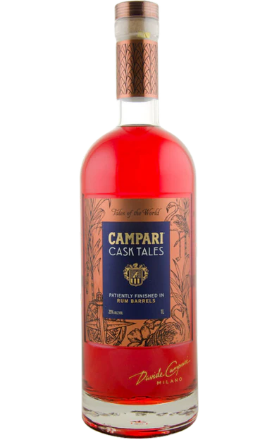CAMPARI CASK TALES LIQUEUR FINISHED IN RUM BARRELS ITALY 1LI
