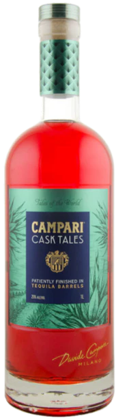 CAMPARI CASK TALES LIQUEUR FINISHED IN TEQUILA BARRELS ITALY 1LI