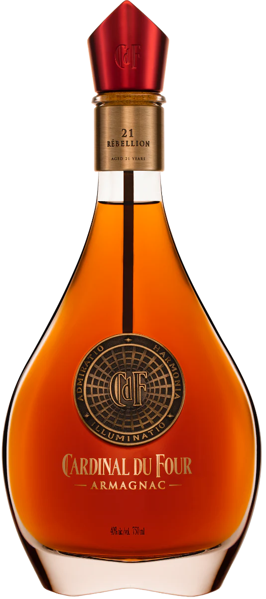 CARDINAL DU FOUR ARMAGNAC 21 REBELLION FRANCE 21YR 750ML - Image 2
