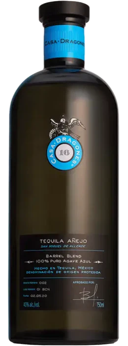 CASA DRAGONES TEQUILA ANEJO 375ML
