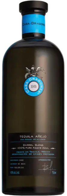 CASA DRAGONES TEQUILA ANEJO 750ML