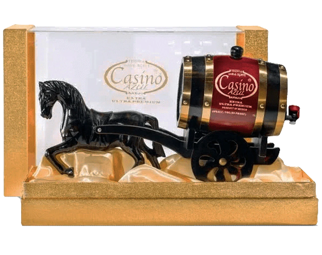 CASINO AZUL TEQUILA EXTRA ANEJO ULTRA PREMIUM HORSE AND CARRIAGE 1LI