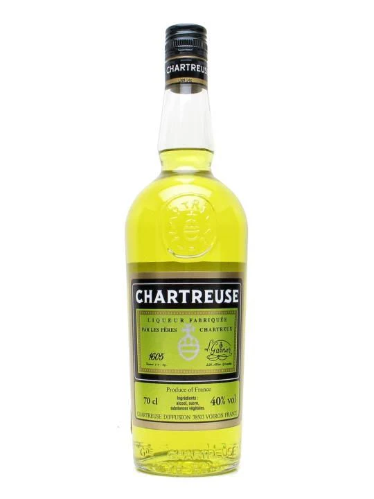 CHARTREUSE LIQUEUR FABRIQUEE YELLOW FRANCE 700ML