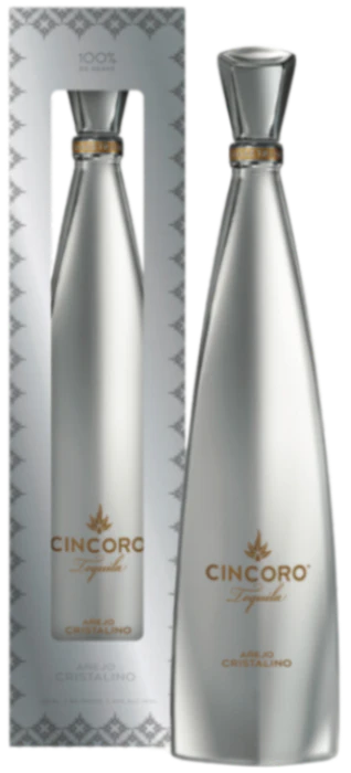 CINCORO TEQUILA ANEJO CRISTALINO 750ML - Image 2