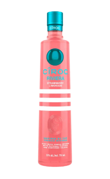CIROC VODKA RIVIERA STRAWBERRY LIMONADE FRANCE 750ML