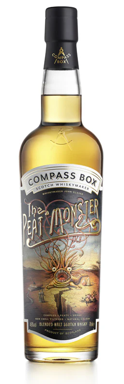 COMPASS BOX PEAT MONSTER ARCANA SCOTCH LIMITED CUSTOM FRENCH OAK CASKS 750ML