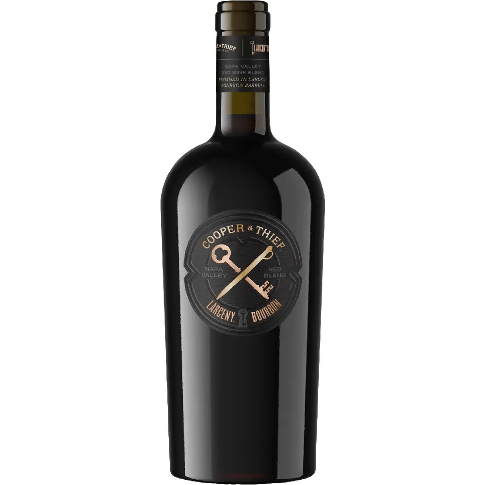 COOPER & THIEF RED BLEND FINISHED IN LARCENY BOURBON BARRELS NAPA VALLEY 2023