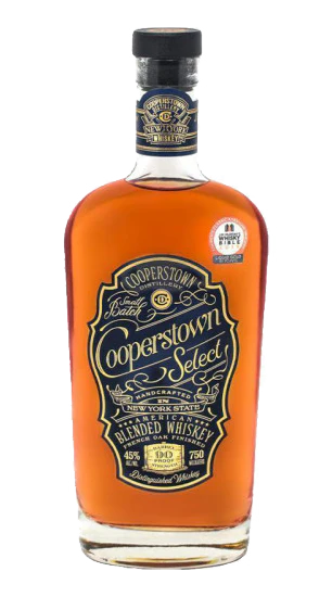 COOPERSTOWN SELECT WHISKEY SMALL BATCH SINGLE MALT SHERRY CASK FINISHED BARREL STRENGTH NEW YORK 750ML