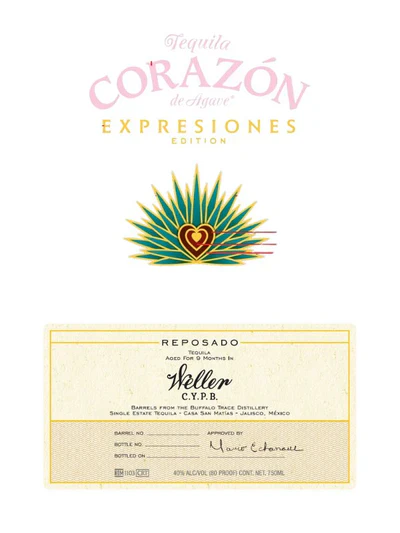 CORAZON EXPRESIONES TEQUILA REPOSADO AGED IN WELLER CYPB BARRELS 750ML