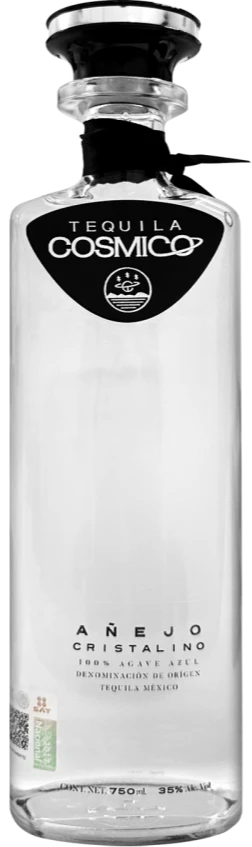 COSMICO TEQUILA ANEJO CRISTALINO 750ML