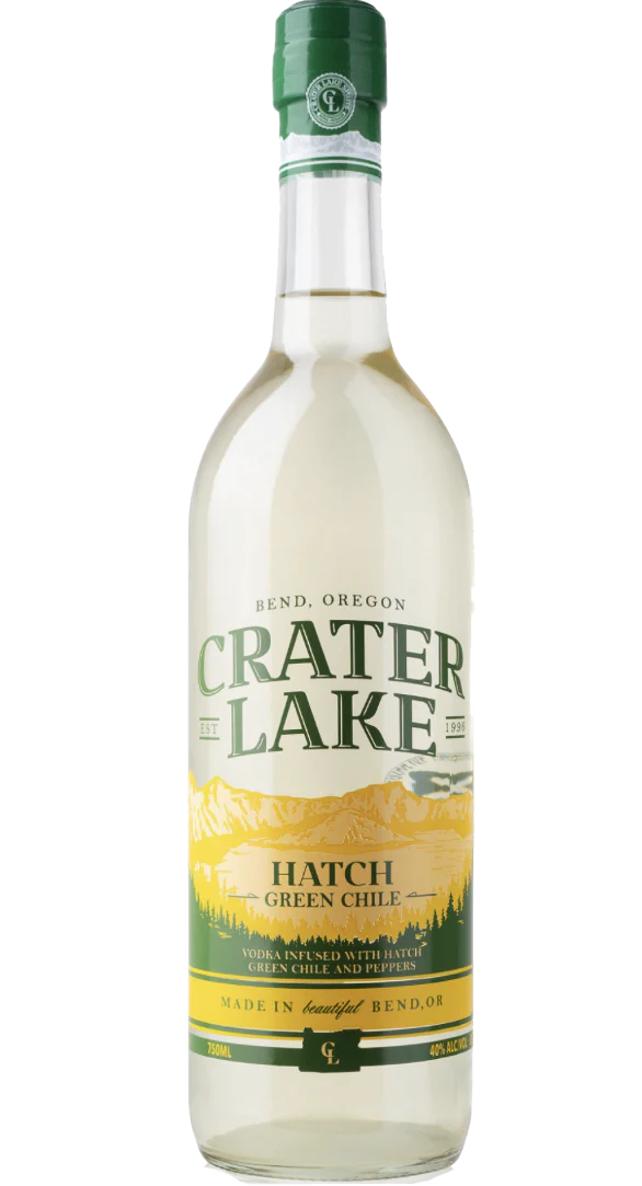 CRATER LAKE VODKA HATCH GREEN CHILE OREGON 750ML