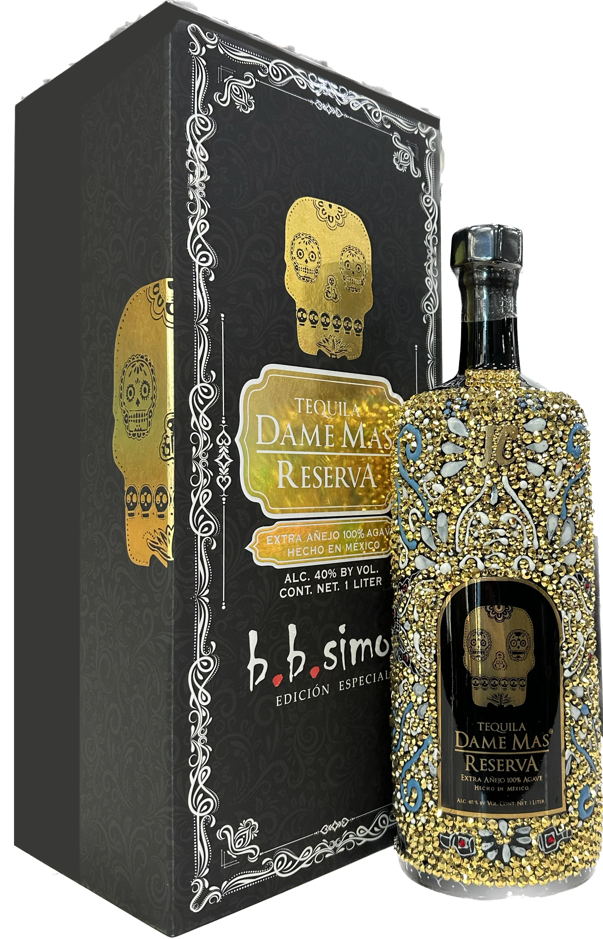 DAME MAS TEQUILA EXTRA ANEJO RESERVA B B SIMON EDICION ESPECIAL 1LI - Image 2