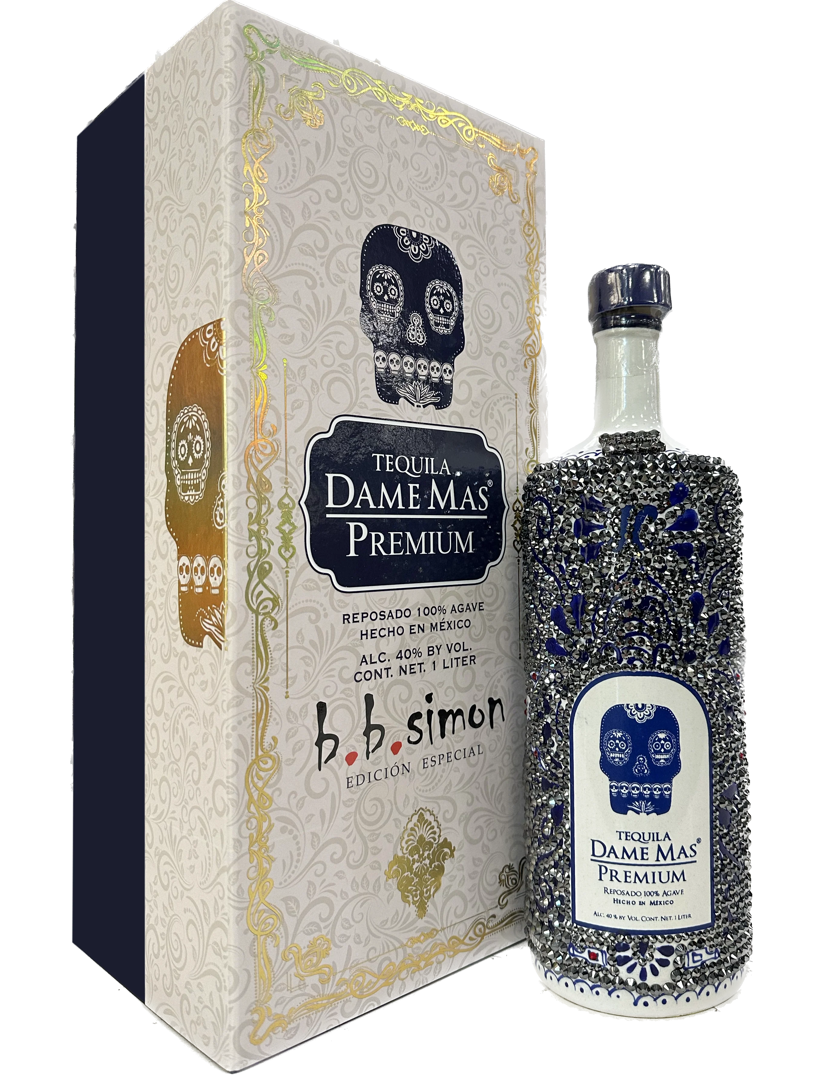 DAME MAS TEQUILA PREMIUM REPOSADO B B SIMON EDICION ESPECIAL 1 LI - Image 2